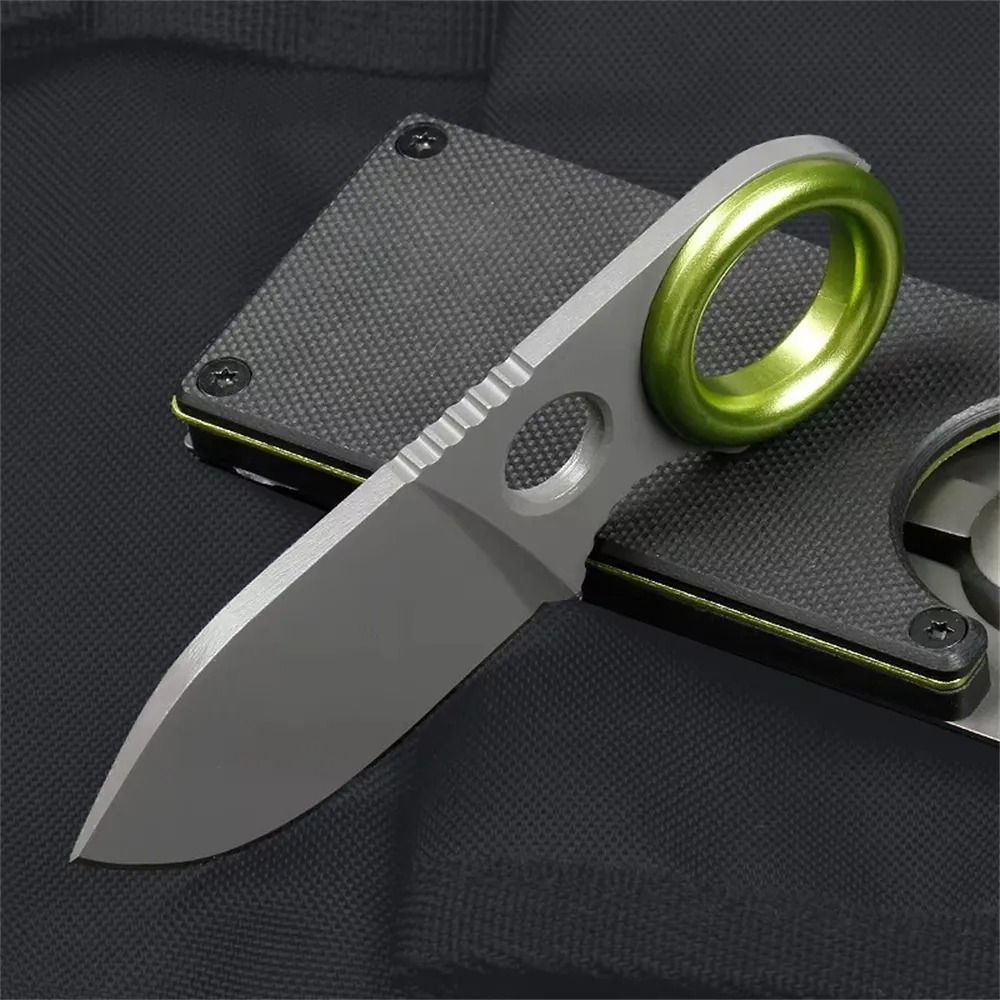 Edc Carry Fixed Blade - มีดพับใบตายขนาดเล็ก สแตนเลส พกพาสะดวก สำหรับแกะกล่อง ใช้งานกลางแจ้ง และพกพาในชีวิตประจำวัน