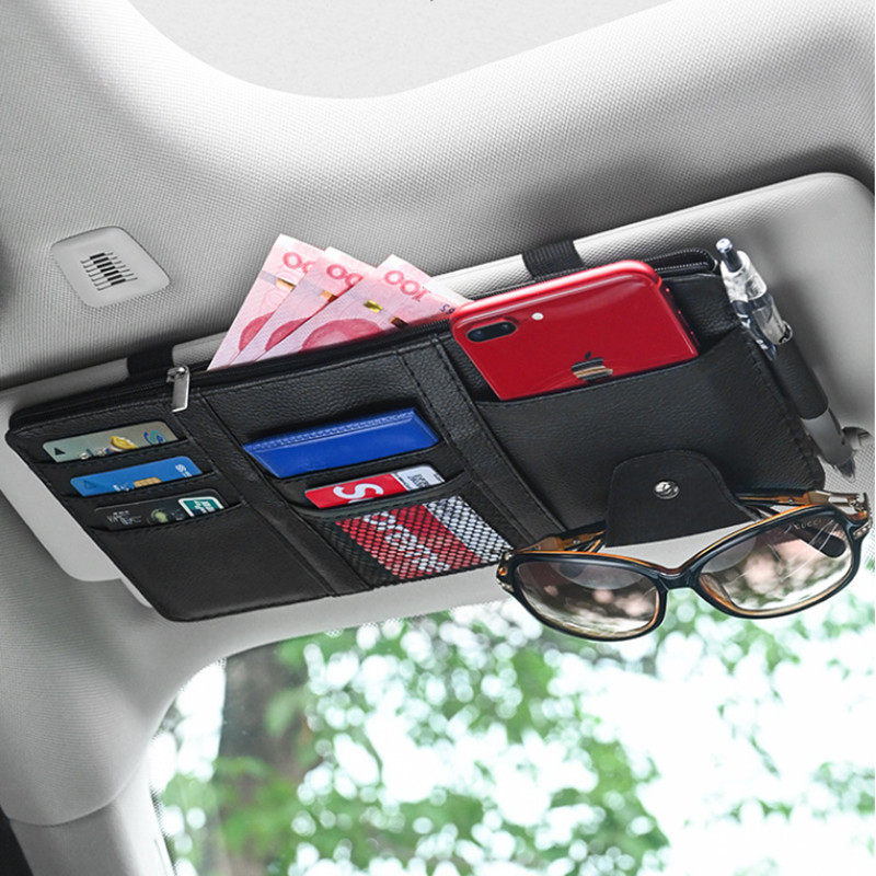 Edc Carry Pen - รถ Sun Visor Bill ปากกาผู้ถือบัตรธุรกิจ CD