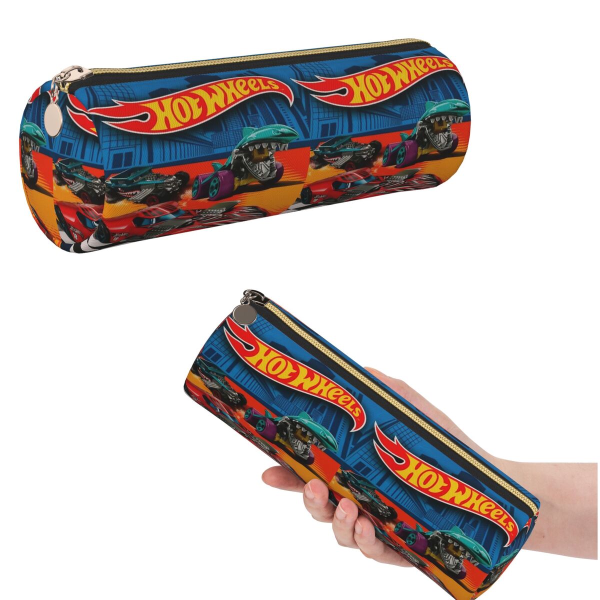 Edc Carry Pen - กล่องดินสอทรงรถฮอตวีลส์สำหรับเด็ก กล่องใส่ปากกาทรงกระบอก กระเป๋าใส่ดินสอ ที่ใส่ปากกา