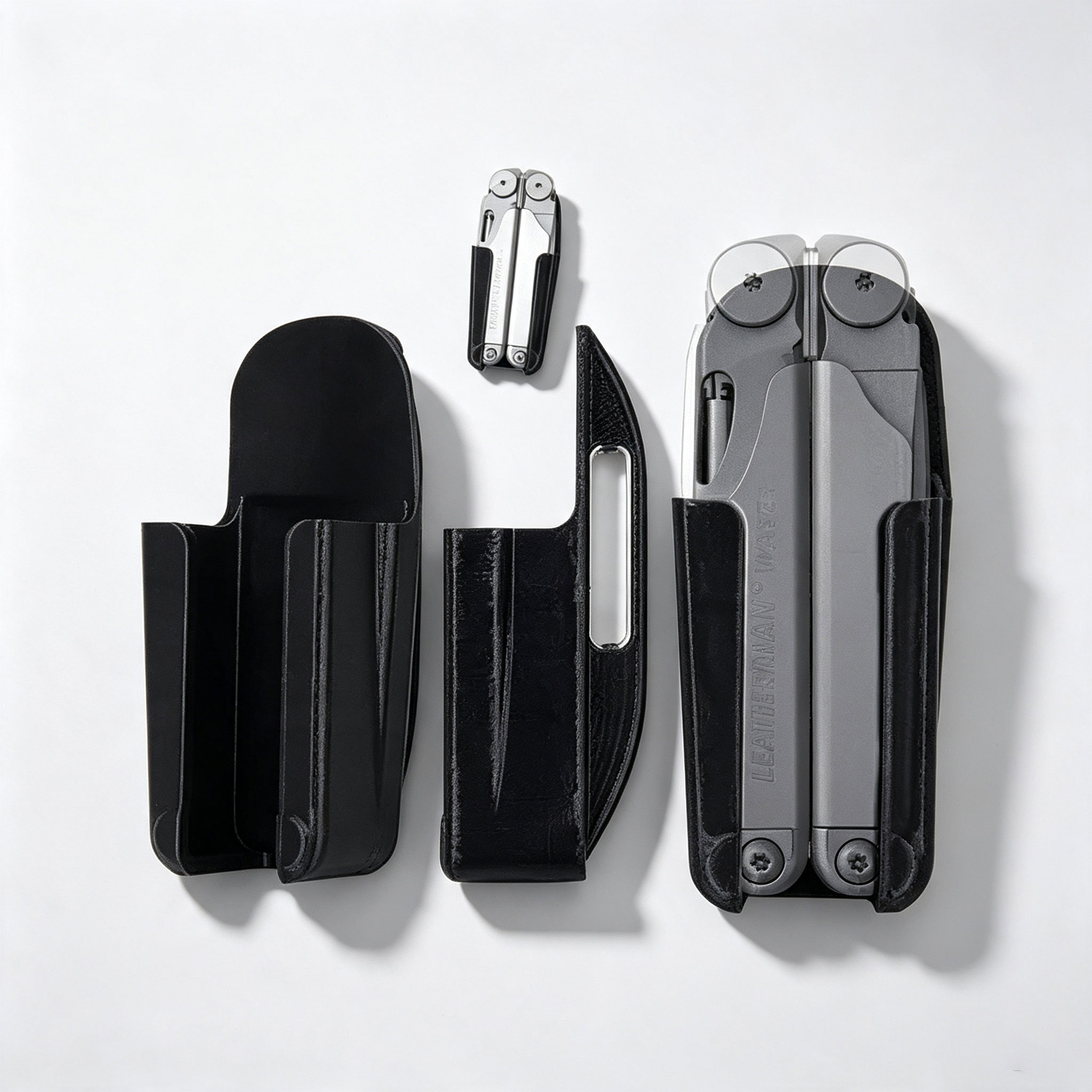 Edc Carry Belt Pouch - ซองใส่เครื่องมือป้องกันที่ใช้ร่วมกับ Leatherman Wave Multi-Tool พร้อมคลิปหนีบเข็มขัด ซองเก็บอุปกรณ์