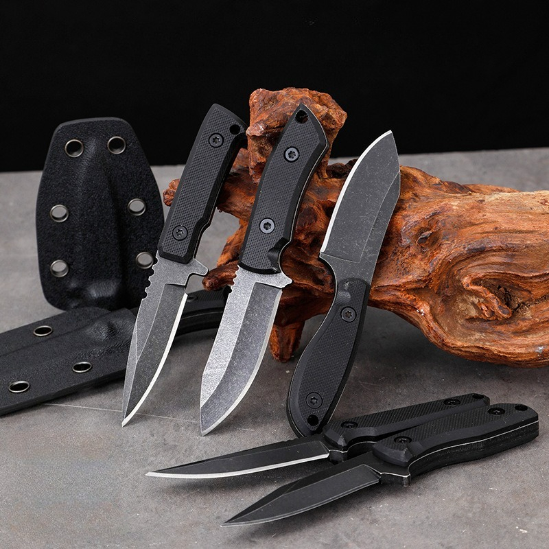 Edc Carry Fixed Blade - 5CR15 สแตนเลสขนาดเล็กใบมีดมีด G10 Handle Outdoor Camping