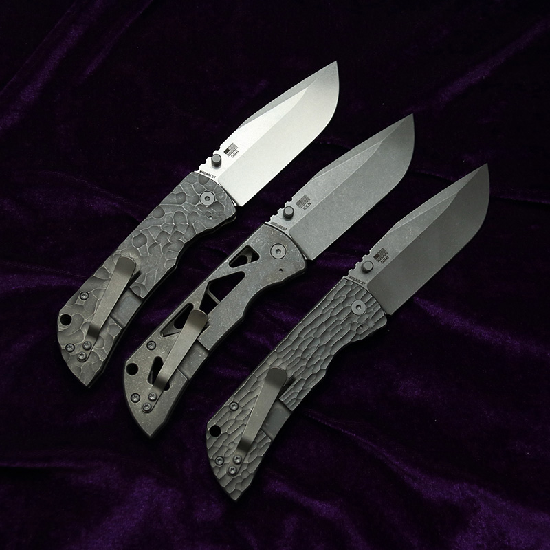 Pocket Knife Ceramic - LEMIFSHE มีดอเนกประสงค์ รุ่น 3.5 Mac2 ด้ามไทเทเนียม