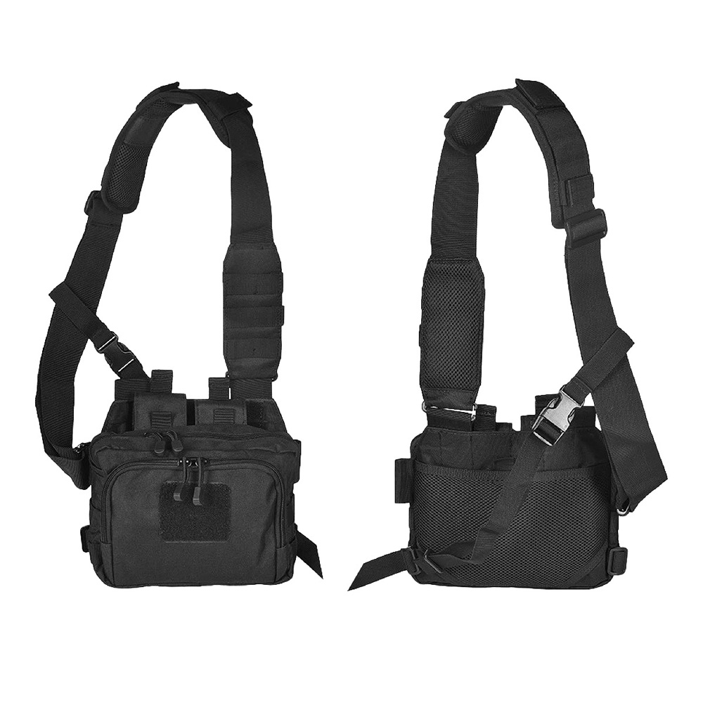 Edc Carry Bag For Pistol - กระเป๋าสะพายข้างแบบยุทธวิธีสำหรับกิจกรรมกลางแจ้ง - กระเป๋าสะพายไหล่กันน้ำพร้อมช่องเก็บแม็กกาซีนและปืนพก - อุปกรณ์พกพาอเนกประสงค์ EDC