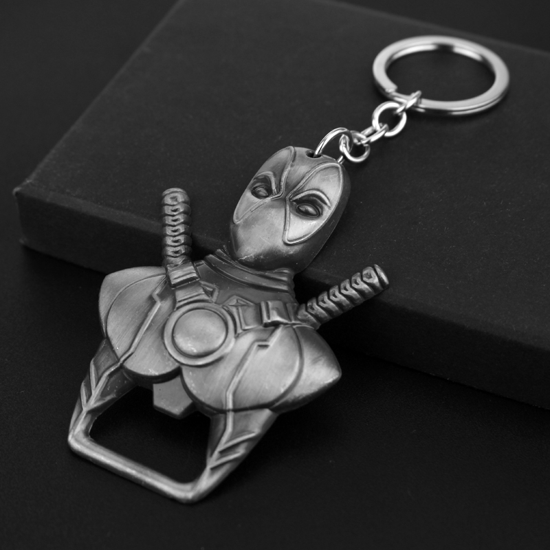 Bottle Opener Keyring - พวงกุญแจเดดพูล ทันสมัย ปรับแต่งได้ พร้อมที่เปิดขวด ตกแต่งกระเป๋าเป้สะพายหลัง สำหรับผู้หญิงและผู้ชาย