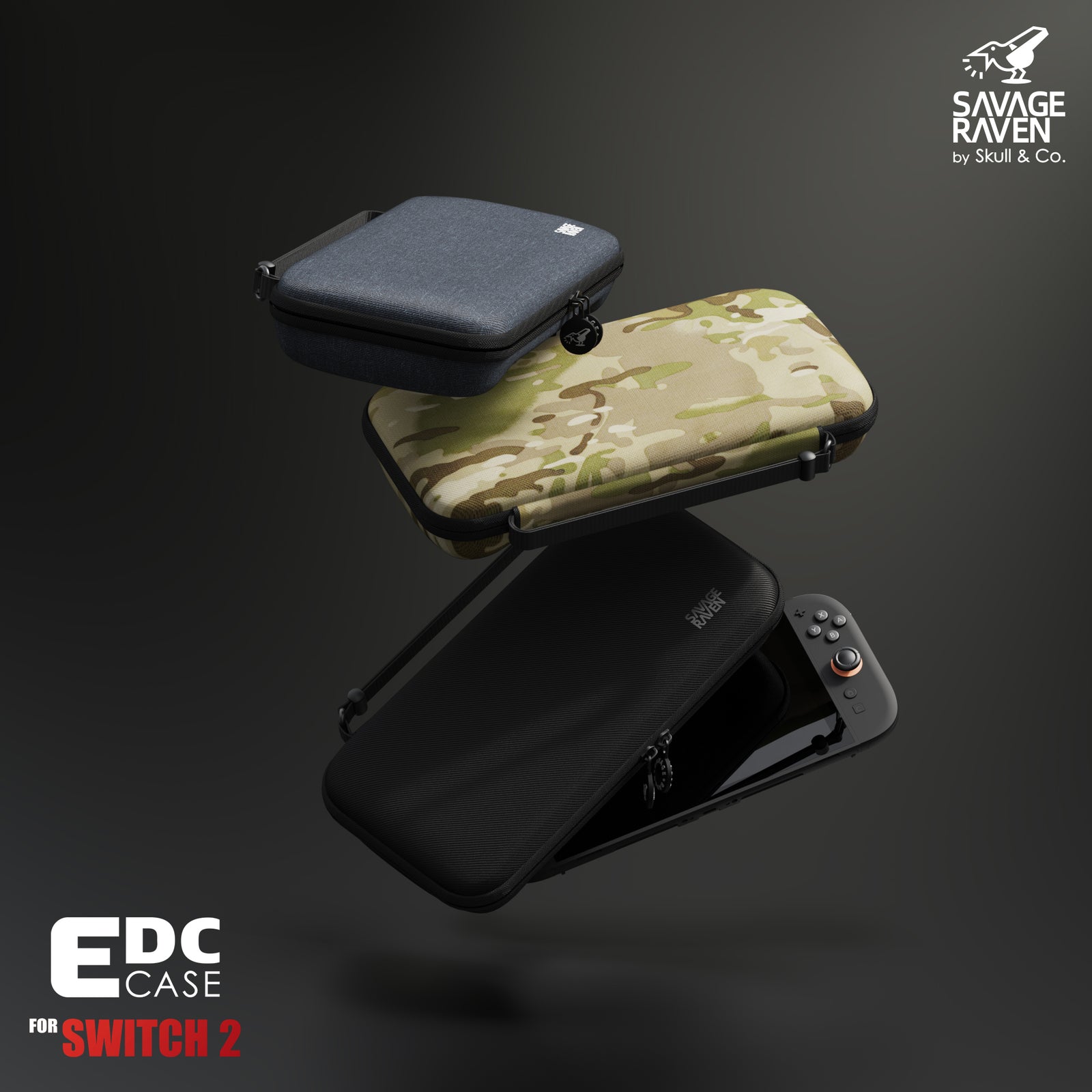 Edc Carry Co - กระเป๋าใส่เครื่องเกม Nintendo Switch 2 รุ่น Savage
