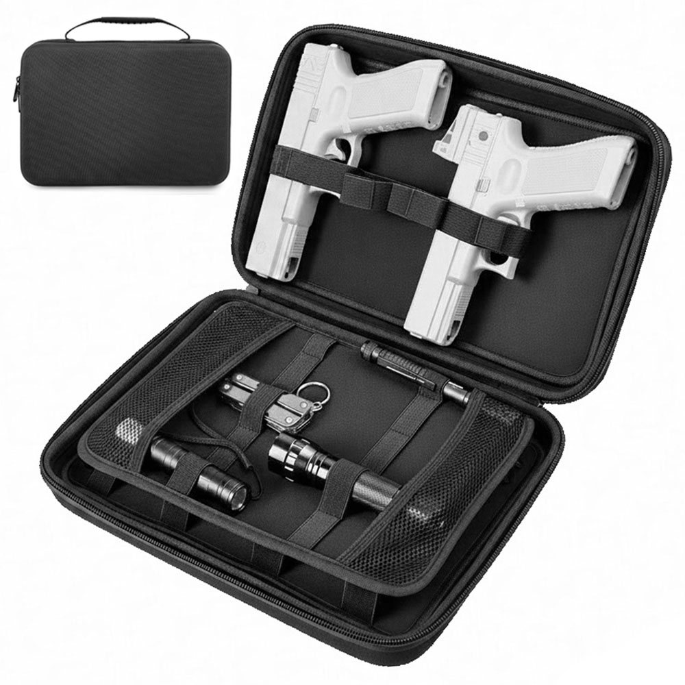Edc Carry Bag For Pistol - กระเป๋าใส่ปืนพกแบบยุทธวิธี กระเป๋าเก็บปืนคู่ กระเป๋าป้องกันปืนพกแบบซ่อน กระเป๋าใส่ปืนพก EDC กระเป๋าใส่เครื่องมือ