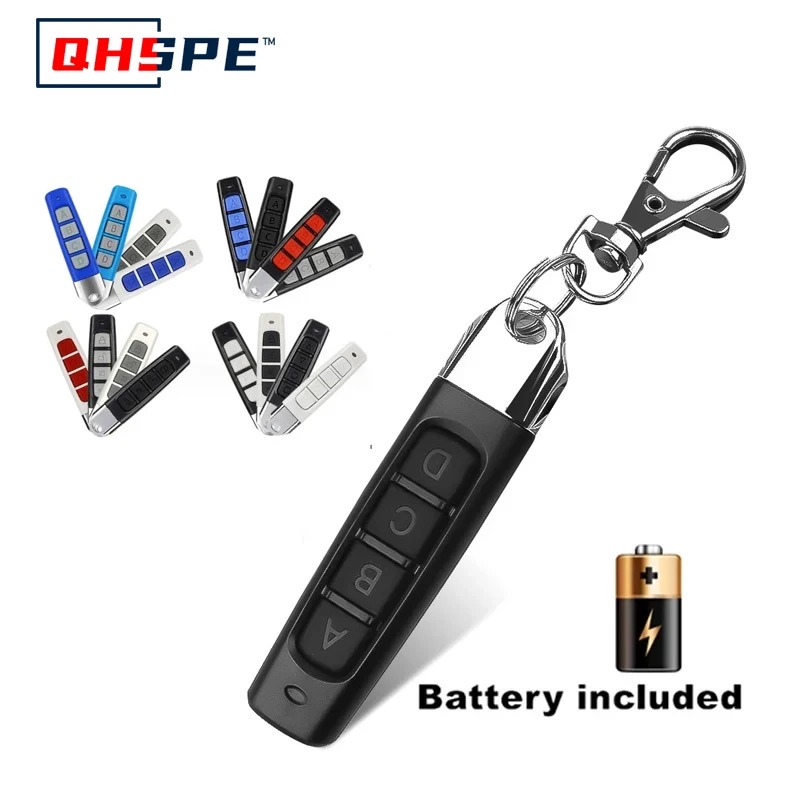 Bottle Opener Keyring - รีโมทคอนโทรลอเนกประสงค์ 433MHZ 4 ช่องสัญญาณ สำหรับเปิดประตูโรงรถ คัดลอกรหัสกุญแจรถยนต์