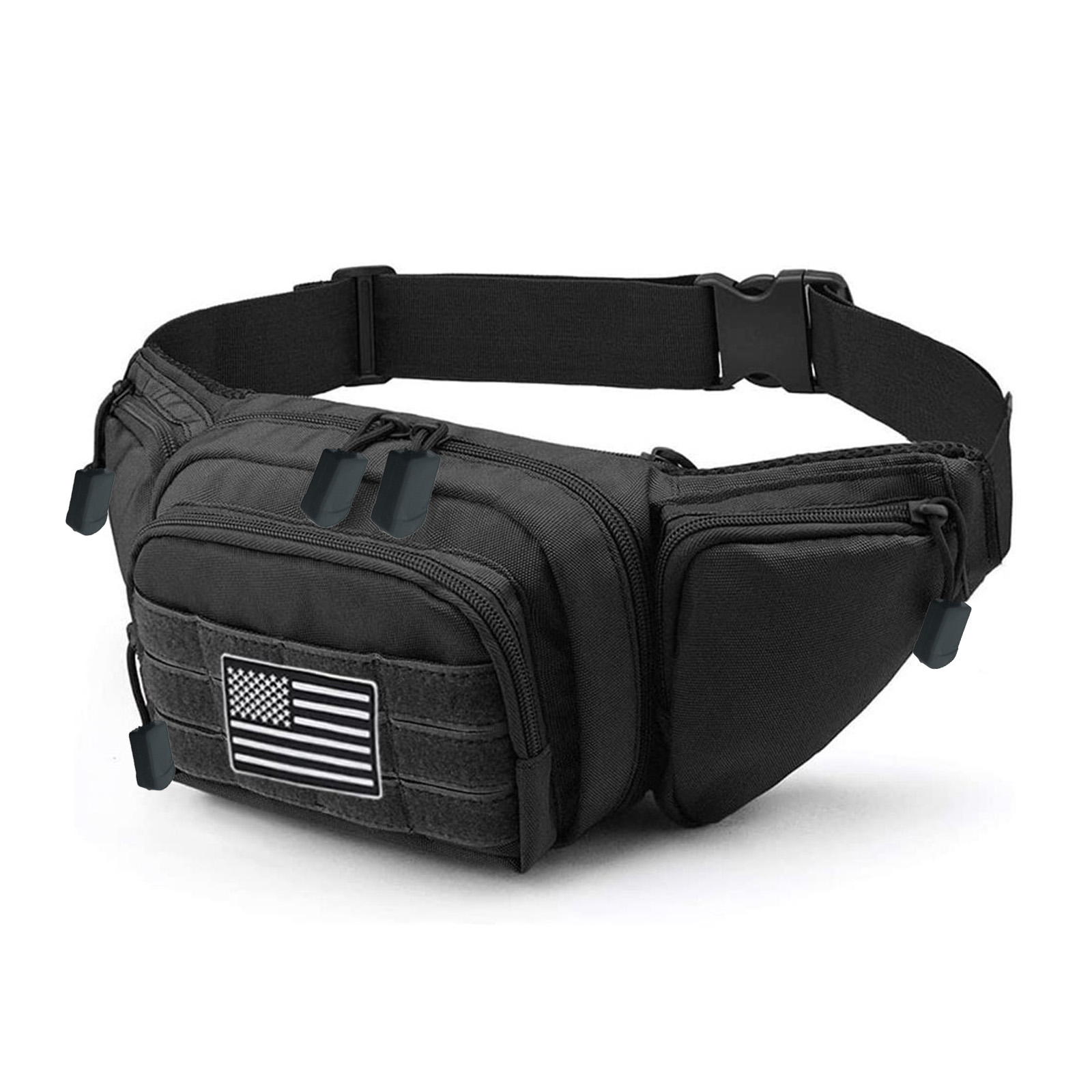 Edc Carry Bag For Pistol - กระเป๋าคาดเอวแบบยุทธวิธี ซองใส่ปืนพกแบบซ่อน กระเป๋าคาดเอวกันน้ำ ระบบโมลล์ EDC สำหรับผู้ชาย