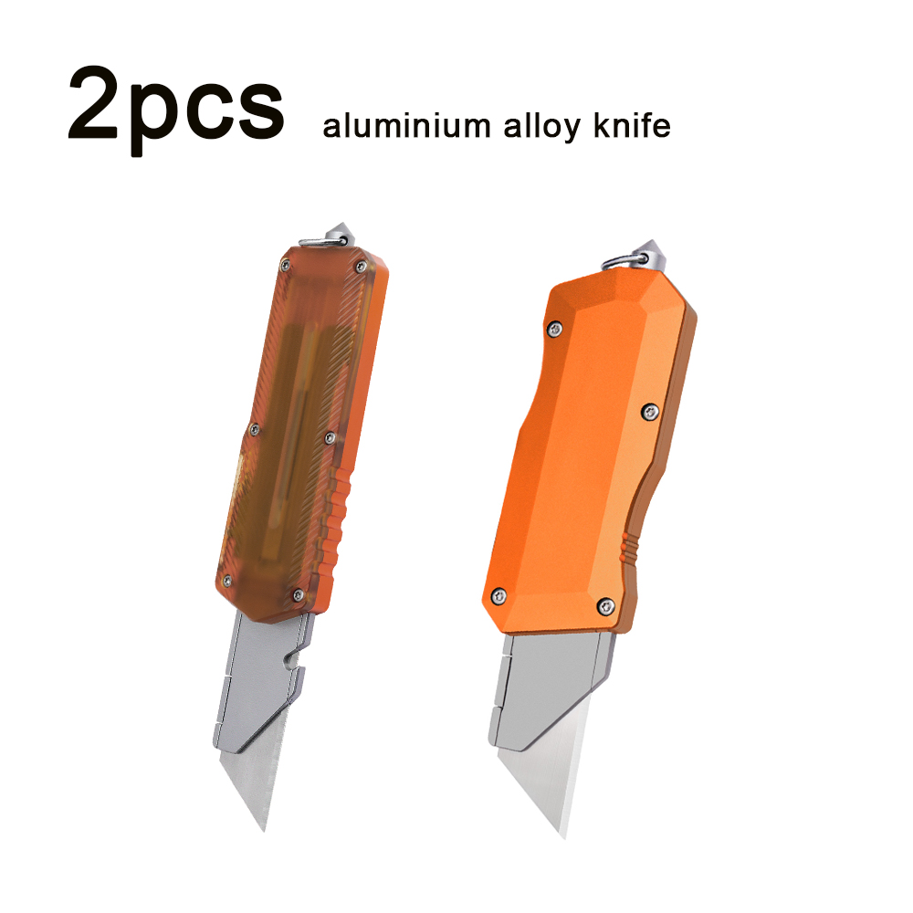 Edc Carry Piece - ชุดมีดอะลูมิเนียมอัลลอยแบบสองชิ้น มีดอเนกประสงค์สำหรับอุปกรณ์ EDC (Every Day Carry)