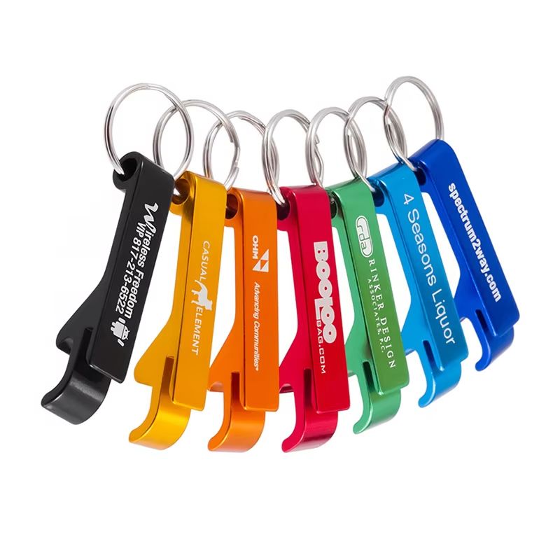 Bottle Opener Keyring - พวงกุญแจเปิดขวดเบียร์แบบส่วนตัว สลักชื่อได้ ของชำร่วยงานแต่งงานและของที่ระลึก พวงกุญแจพร้อมโลโก้