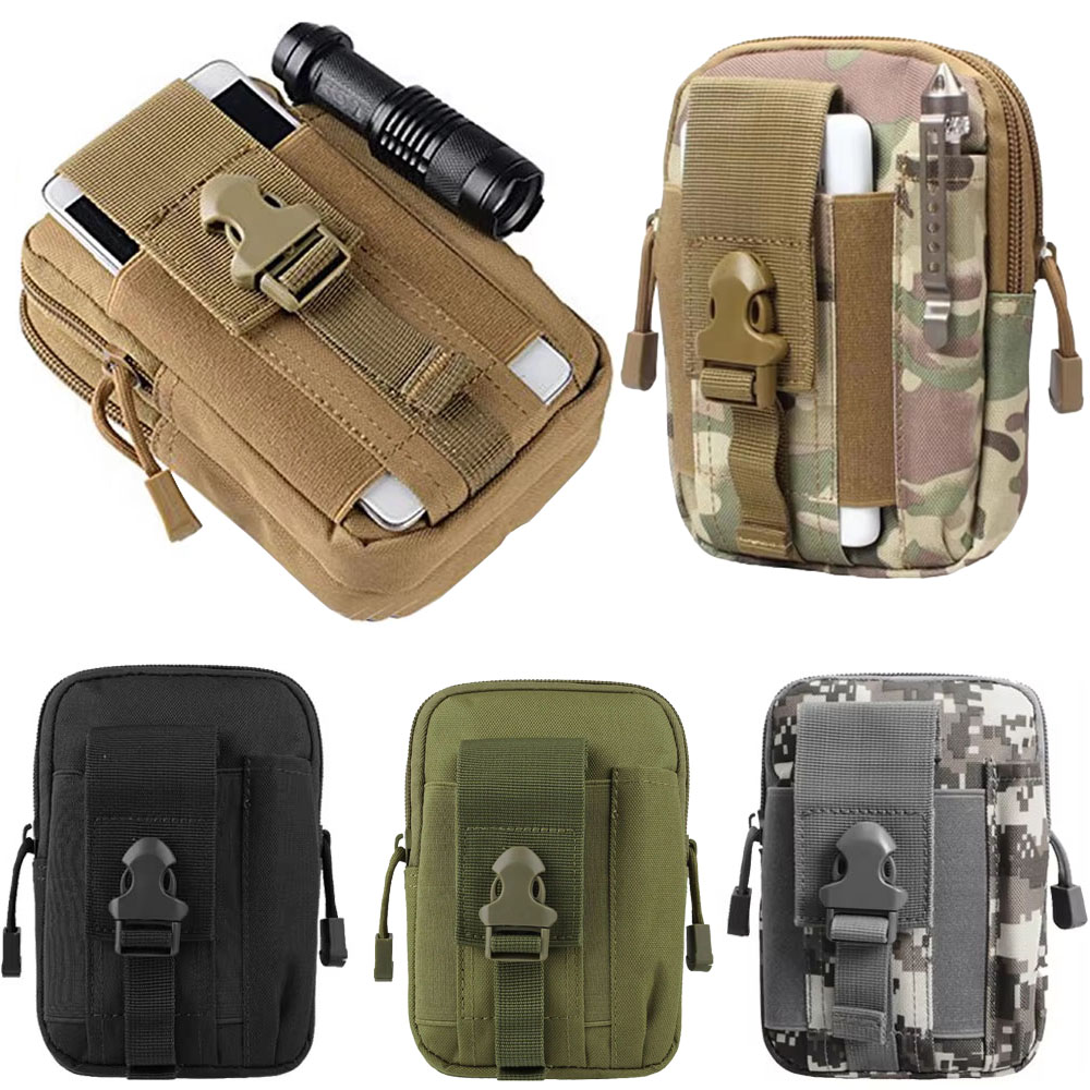Edc Carry Belt Pouch - อุปกรณ์กลางแจ้ง เครื่องมือ อุปกรณ์เสริม กระเป๋าคาดเอว กระเป๋าคาดเอวแบบยุทธวิธี EDC