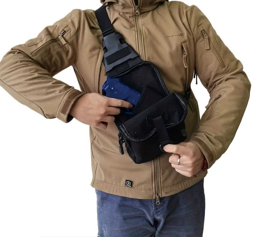 กระเป๋าสะพายแบบยุทธวิธีสำหรับพ - Edc Carry Bag For Pistol บทวิจารณ์และราคา