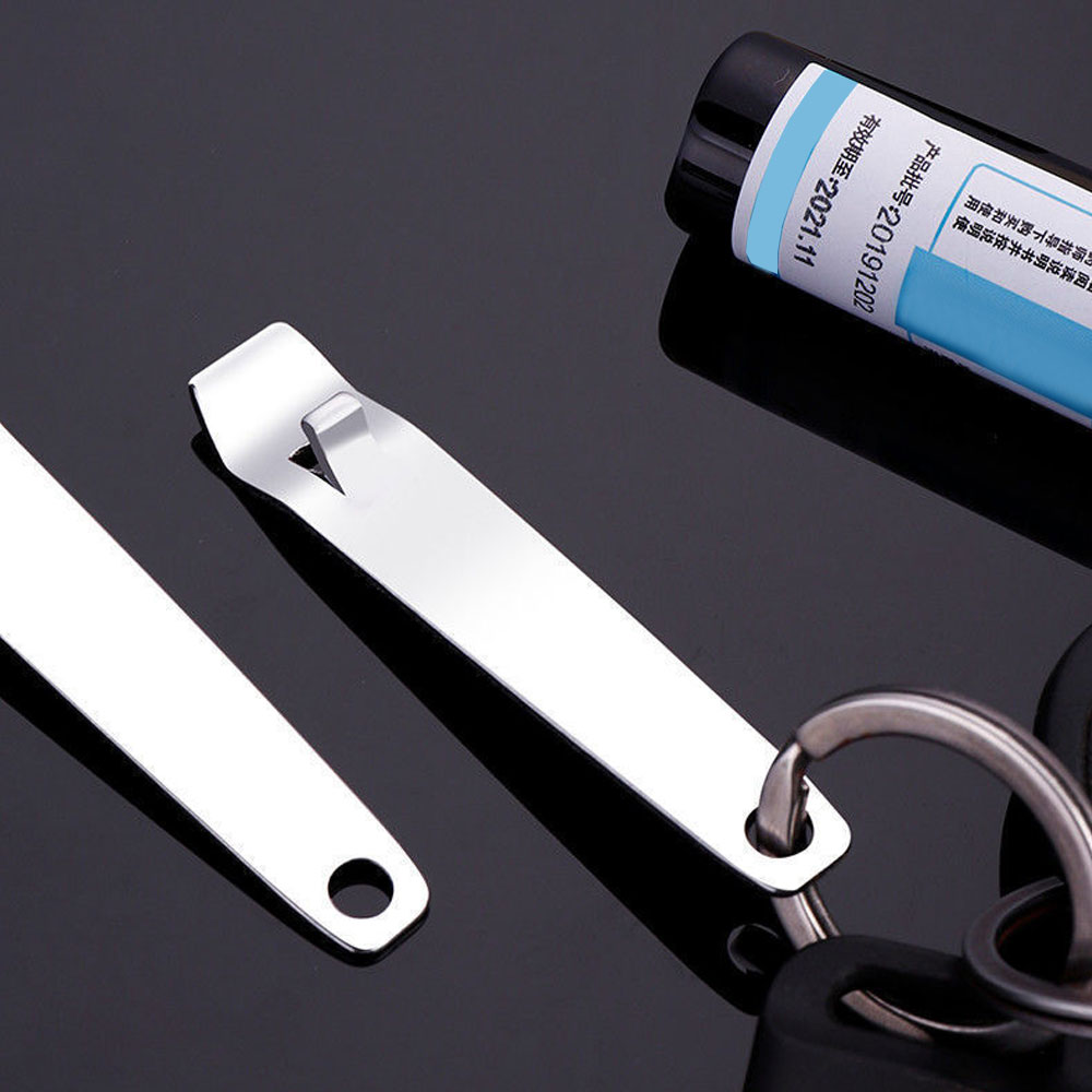 ที่เปิดขวดยาเหลวสแตนเลส 1 ชิ้น - Bottle Opener Keyring บทวิจารณ์และราคา