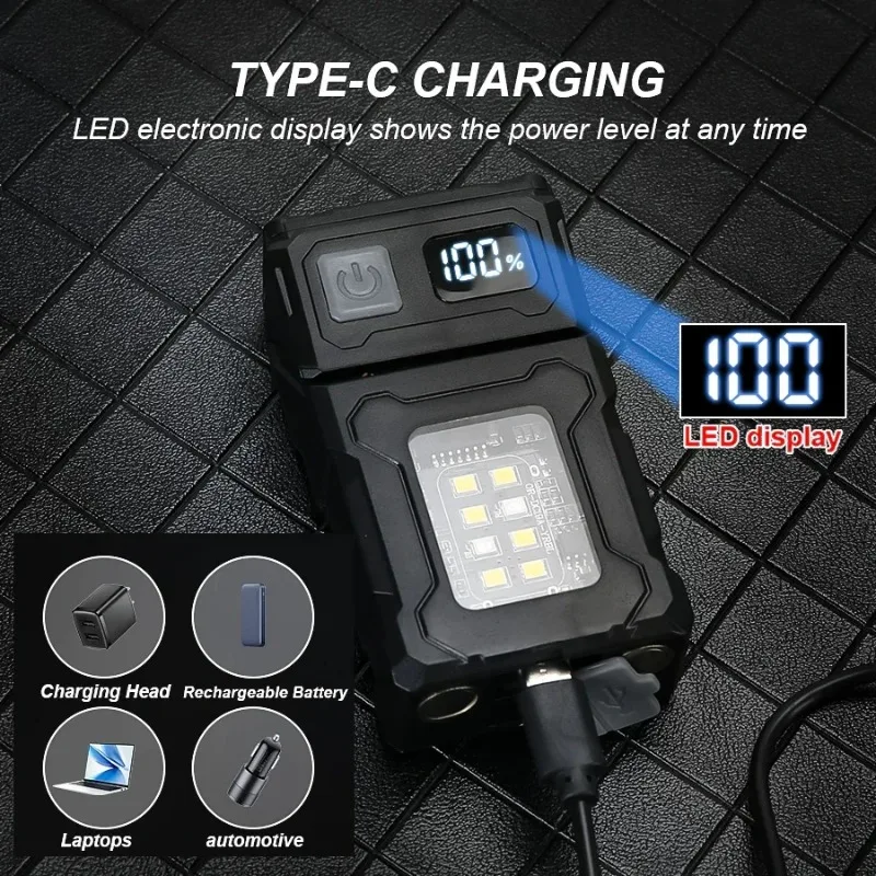 ไฟฉายมินิ LED แบบพกพา ชาร์จผ่า - Keychain Flashlight บทวิจารณ์และราคา
