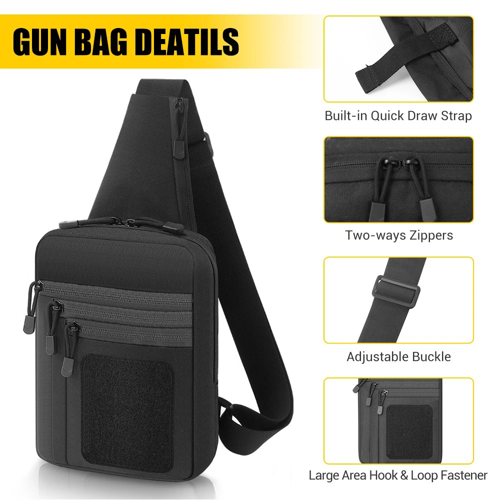 กระเป๋าเก็บปืนแบบซ่อนสำหรับพกพ - Edc Carry Bag For Pistol บทวิจารณ์และราคา