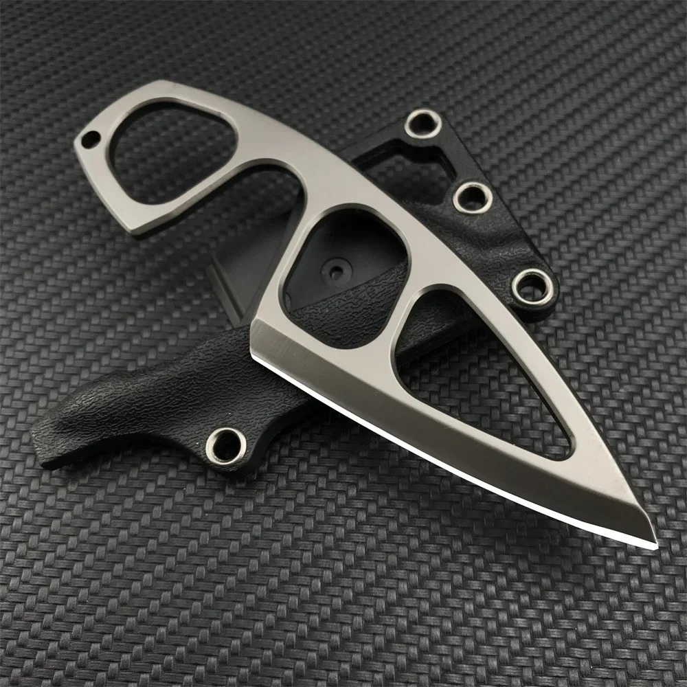 มีดคอแข็งแรงทนทาน ใบมีด 440C พ - Edc Carry Fixed Blade บทวิจารณ์และราคา