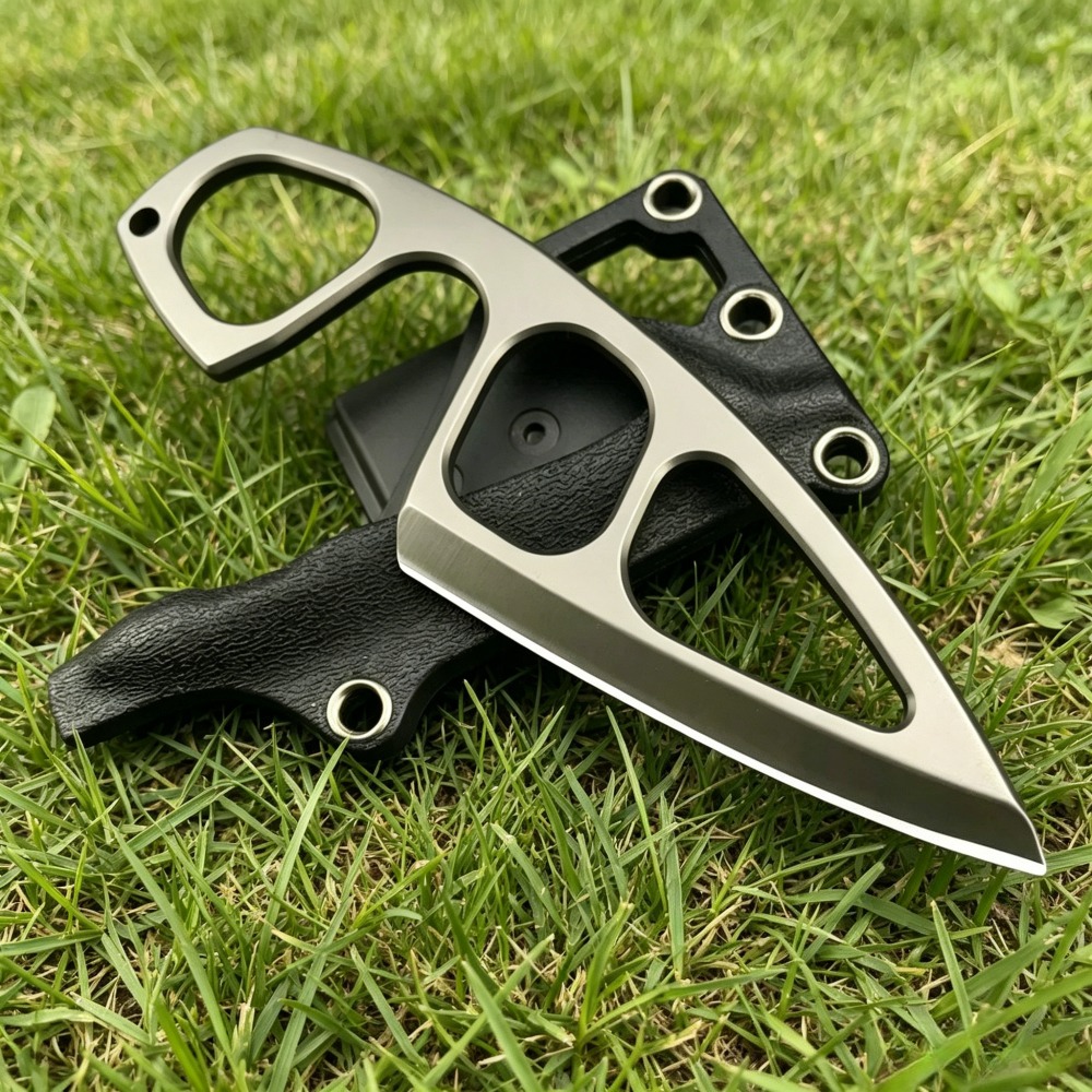มีดคอแข็งแรงทนทาน ใบมีด 440C พ - Edc Carry Fixed Blade บทวิจารณ์และราคา