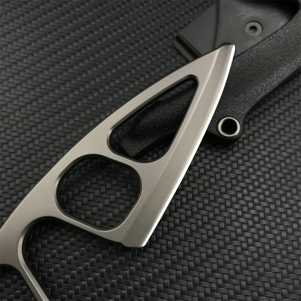 มีดคอแข็งแรงทนทาน ใบมีด 440C พ - Edc Carry Fixed Blade บทวิจารณ์และราคา