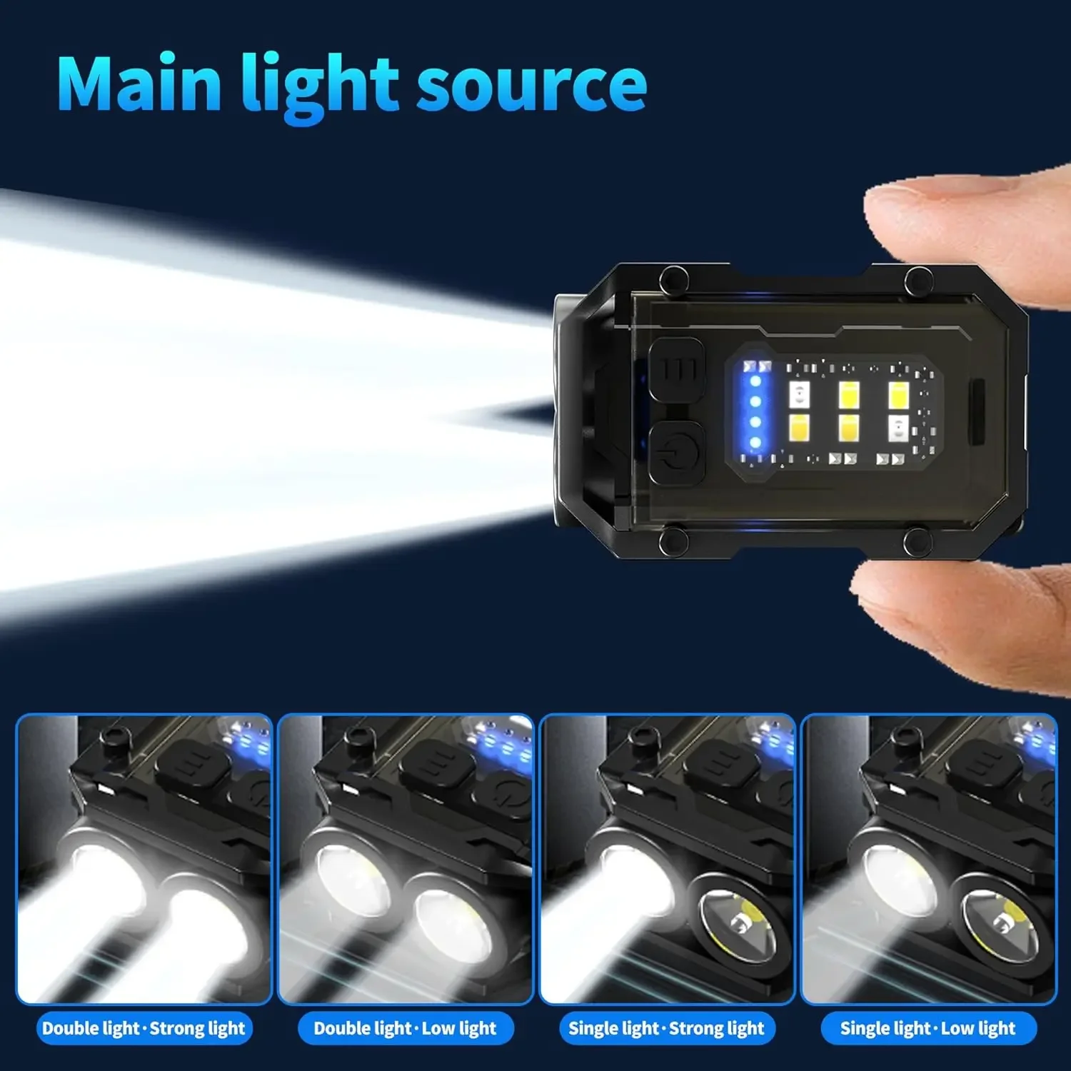 ไฟฉายแบบหนีบแบบชาร์จไฟได้ไฟฉาย - Keychain Flashlight บทวิจารณ์และราคา