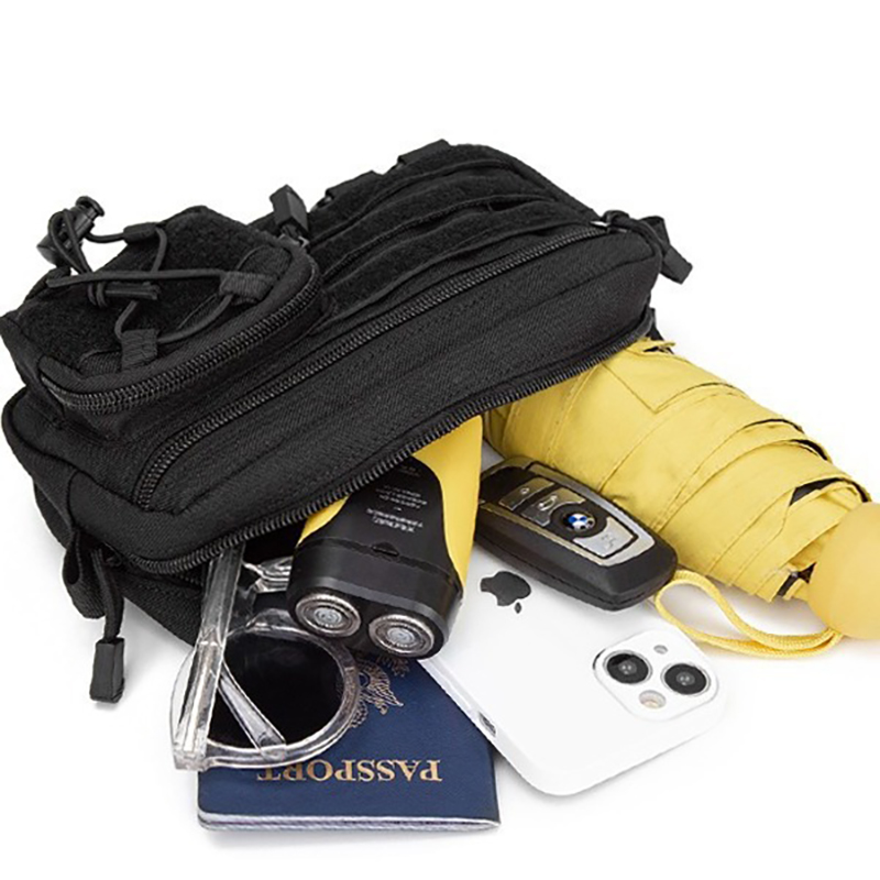 กระเป๋าคาดเอวแบบยุทธวิธี Molle - Edc Carry Belt Pouch บทวิจารณ์และราคา