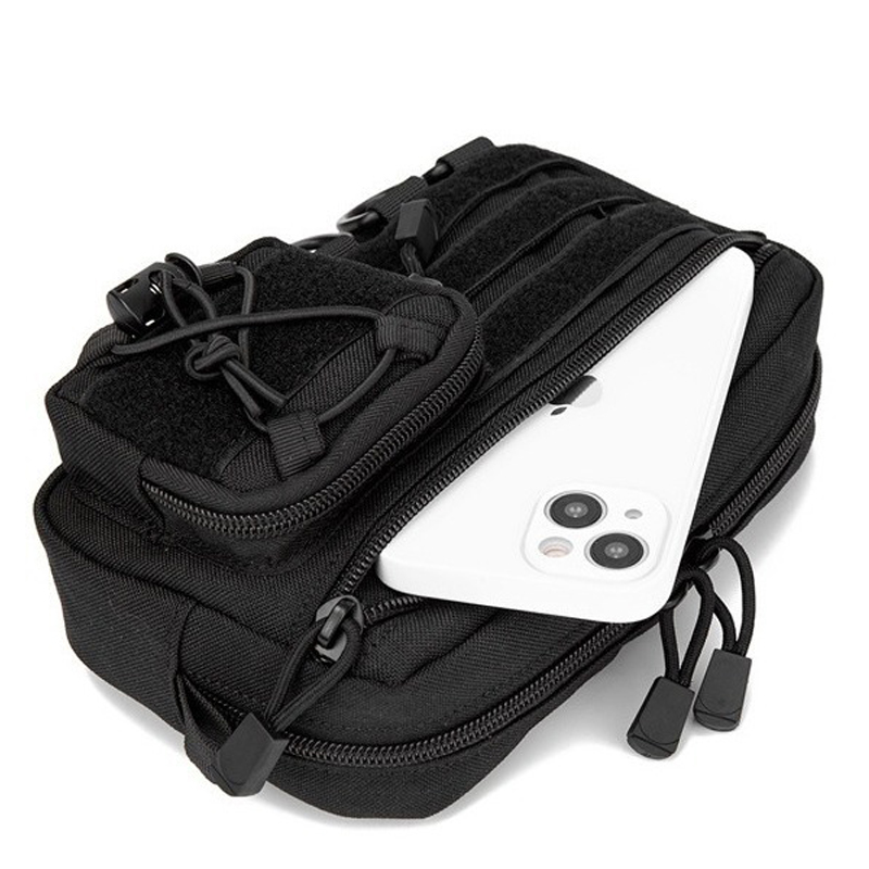 กระเป๋าคาดเอวแบบยุทธวิธี Molle - Edc Carry Belt Pouch บทวิจารณ์และราคา