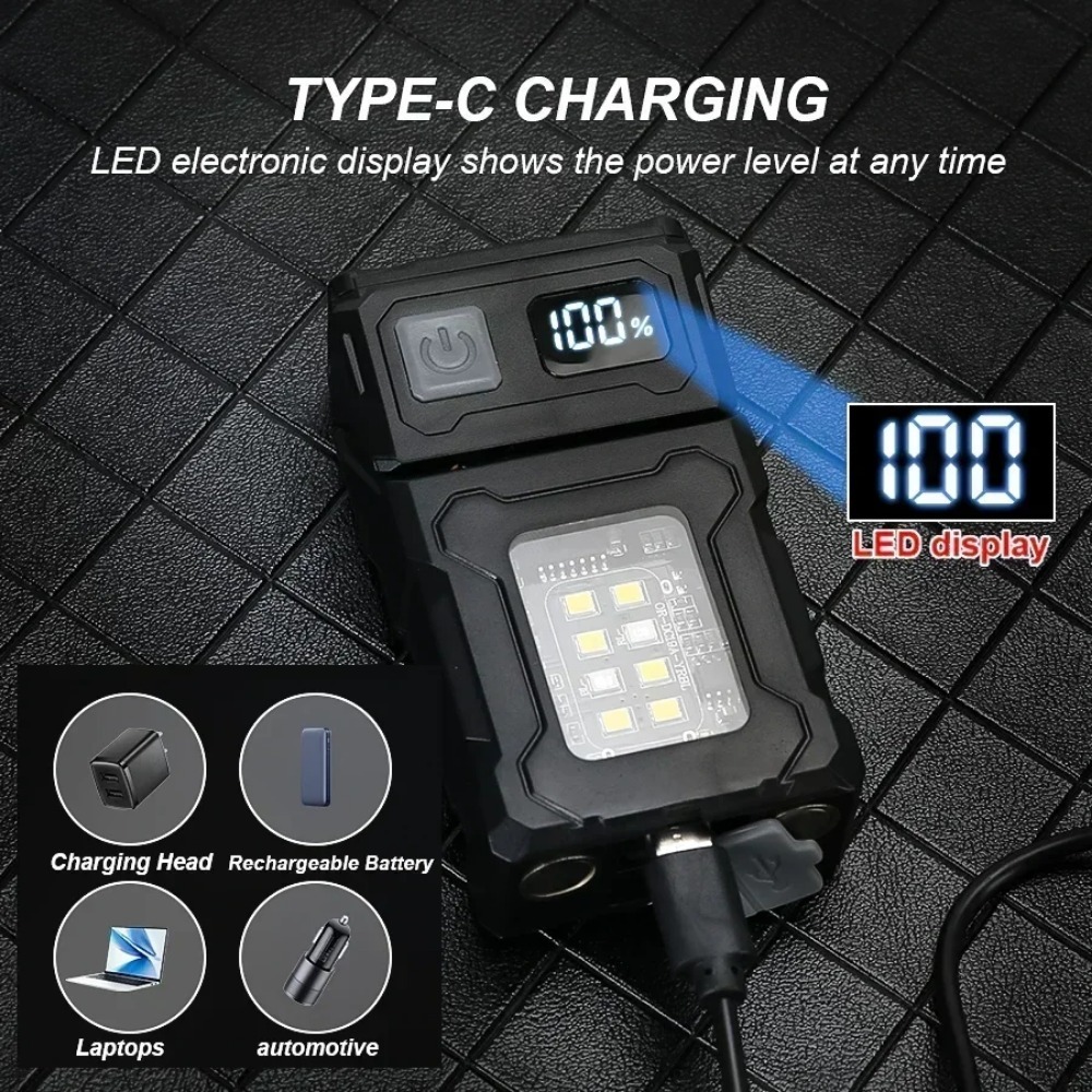 180 °   ไฟฉาย LED แบบหมุนได้ ช - Keychain Flashlight บทวิจารณ์และราคา