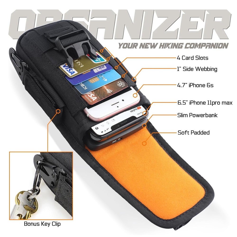 กระเป๋าใส่โทรศัพท์แบบยุทธวิธี  - Edc Carry Belt Pouch บทวิจารณ์และราคา