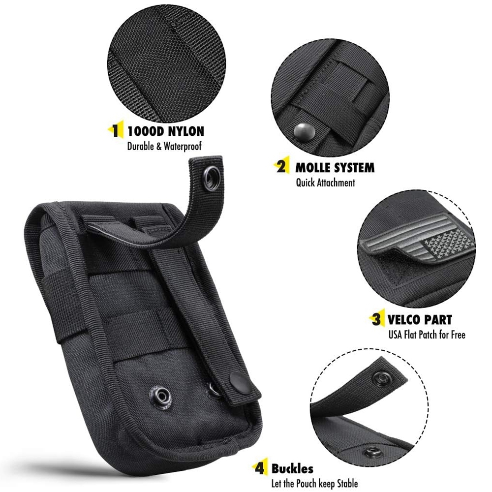 กระเป๋าใส่โทรศัพท์แบบยุทธวิธี  - Edc Carry Belt Pouch บทวิจารณ์และราคา