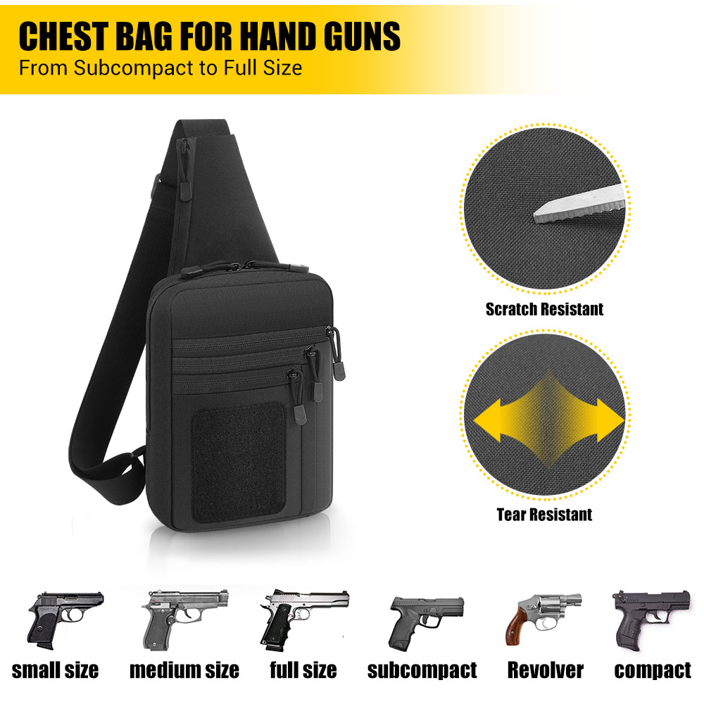 กระเป๋าปืนพกยุทธวิธี กระเป๋าใส - Edc Carry Bag For Pistol บทวิจารณ์และราคา