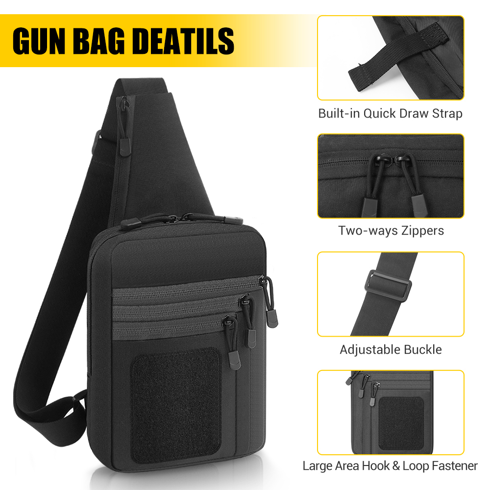 กระเป๋าปืนพกยุทธวิธี กระเป๋าใส - Edc Carry Bag For Pistol บทวิจารณ์และราคา