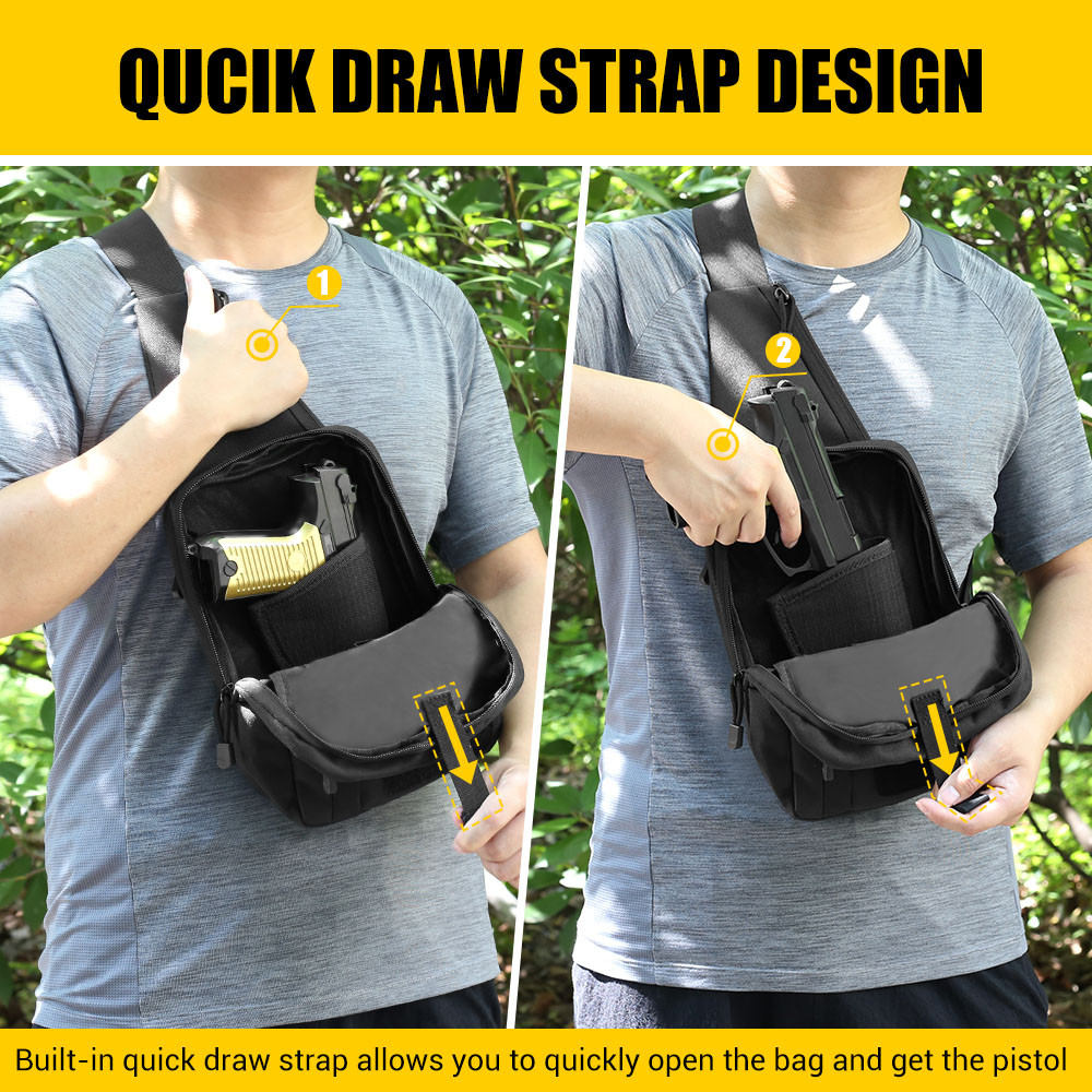 กระเป๋าปืนพกยุทธวิธี กระเป๋าใส - Edc Carry Bag For Pistol บทวิจารณ์และราคา