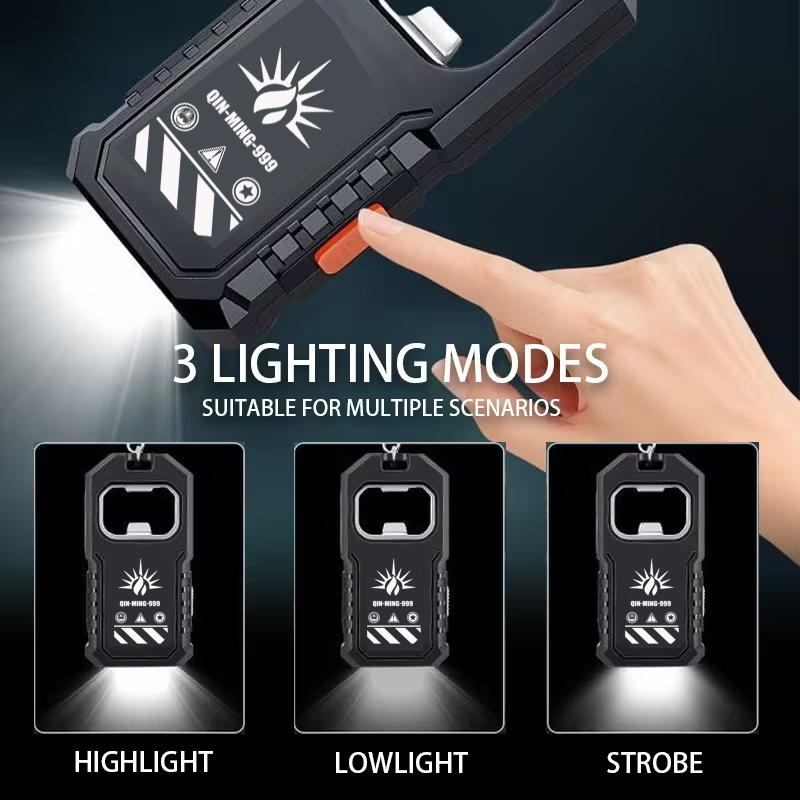 ไฟฉายพวงกุญแจ LED COB แบบพกพา  - Keychain Flashlight บทวิจารณ์และราคา