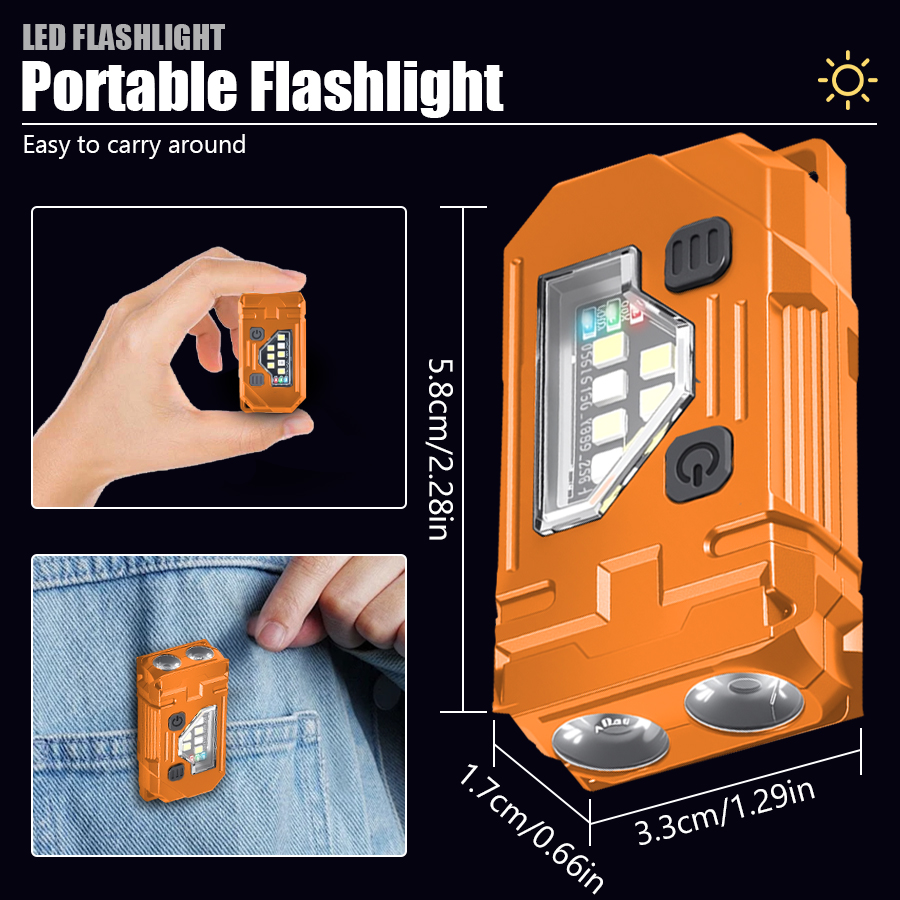 ไฟฉายพวงกุญแจขนาดเล็ก EDC แบบช - Keychain Flashlight บทวิจารณ์และราคา
