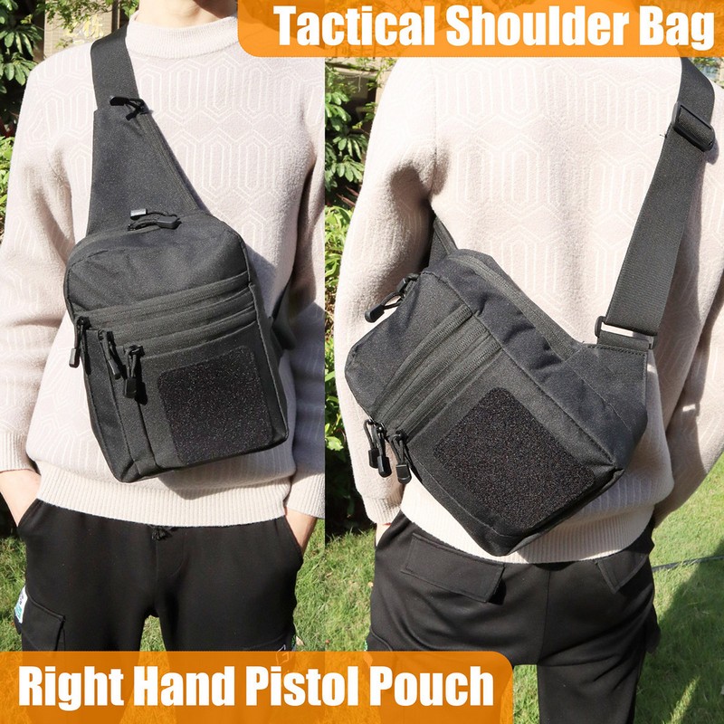 กระเป๋าคาดอกแบบยุทธวิธีใหม่ ซอ - Edc Carry Bag For Pistol บทวิจารณ์และราคา