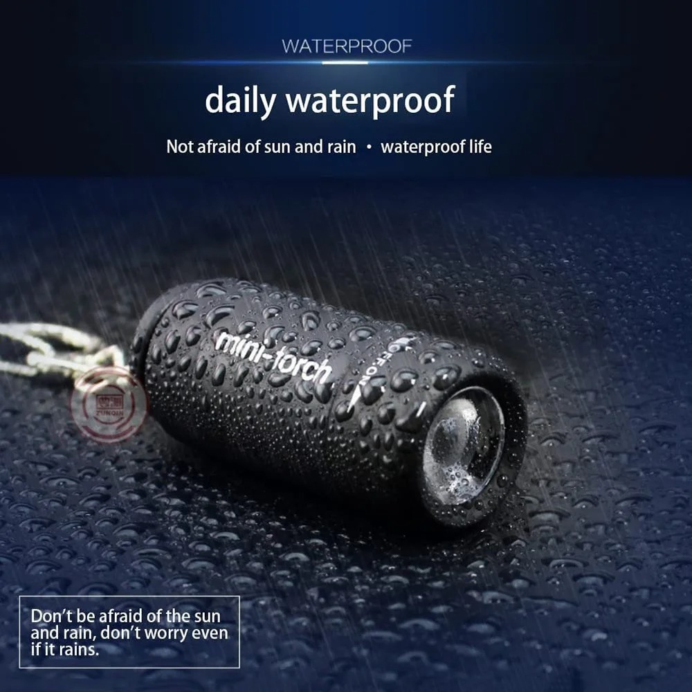 USB ชาร์จไฟได้ ไฟฉายขนาดเล็กสำ - Keychain Flashlight บทวิจารณ์และราคา