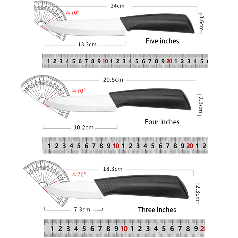 มีดเซรามิกขนาด 3/4/5 นิ้วสามาร - Pocket Knife Ceramic บทวิจารณ์และราคา