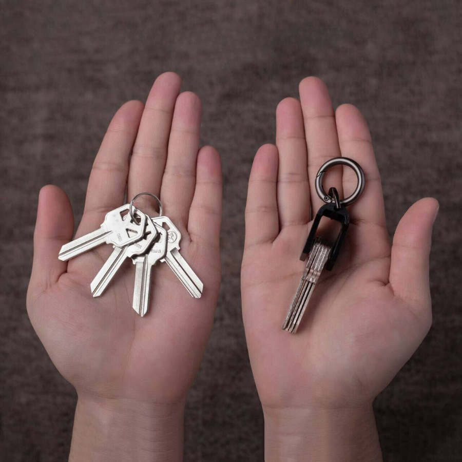 EDC Mini Key Organizer ผู้ถือพ - Edc Carry Card บทวิจารณ์และราคา
