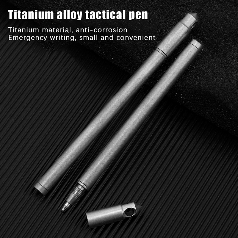 ปากกาลูกลื่นไทเทเนียมขนาดเล็กแ - Edc Carry Pen บทวิจารณ์และราคา