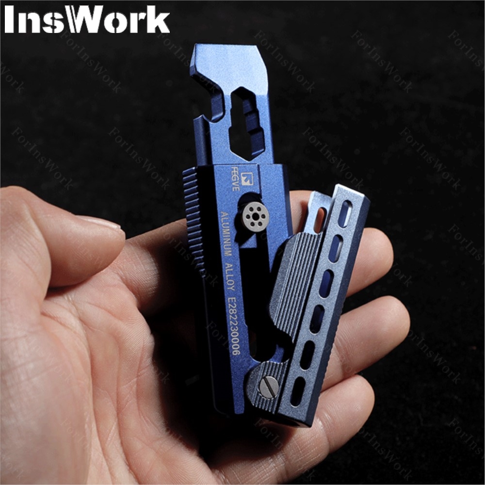 FEGVE ที่เปิดขวดเหล็กโลหะผสมไท - Edc Carry Piece บทวิจารณ์และราคา
