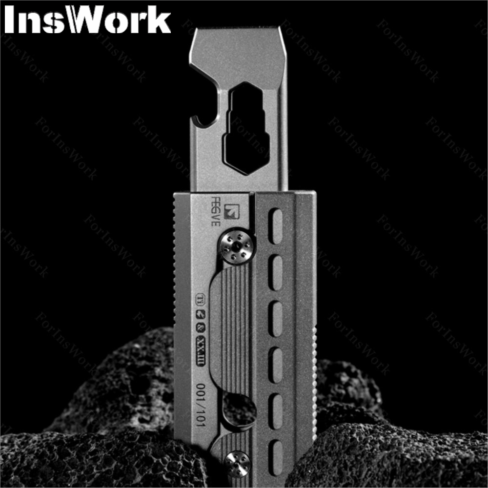 FEGVE ที่เปิดขวดเหล็กโลหะผสมไท - Edc Carry Piece บทวิจารณ์และราคา
