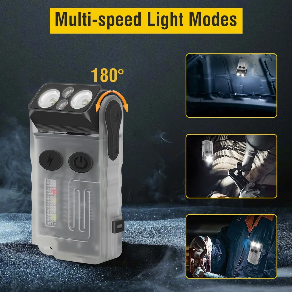 ไฟฉายพวงกุญแจ BORUiT V20 พร้อม - Keychain Flashlight บทวิจารณ์และราคา