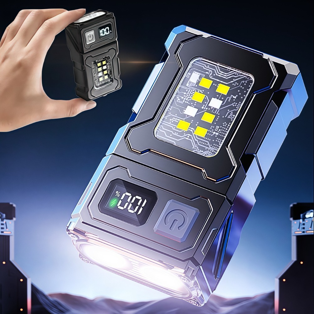 ไฟฉาย LED ขนาดเล็กแบบชาร์จไฟได - Keychain Flashlight บทวิจารณ์และราคา