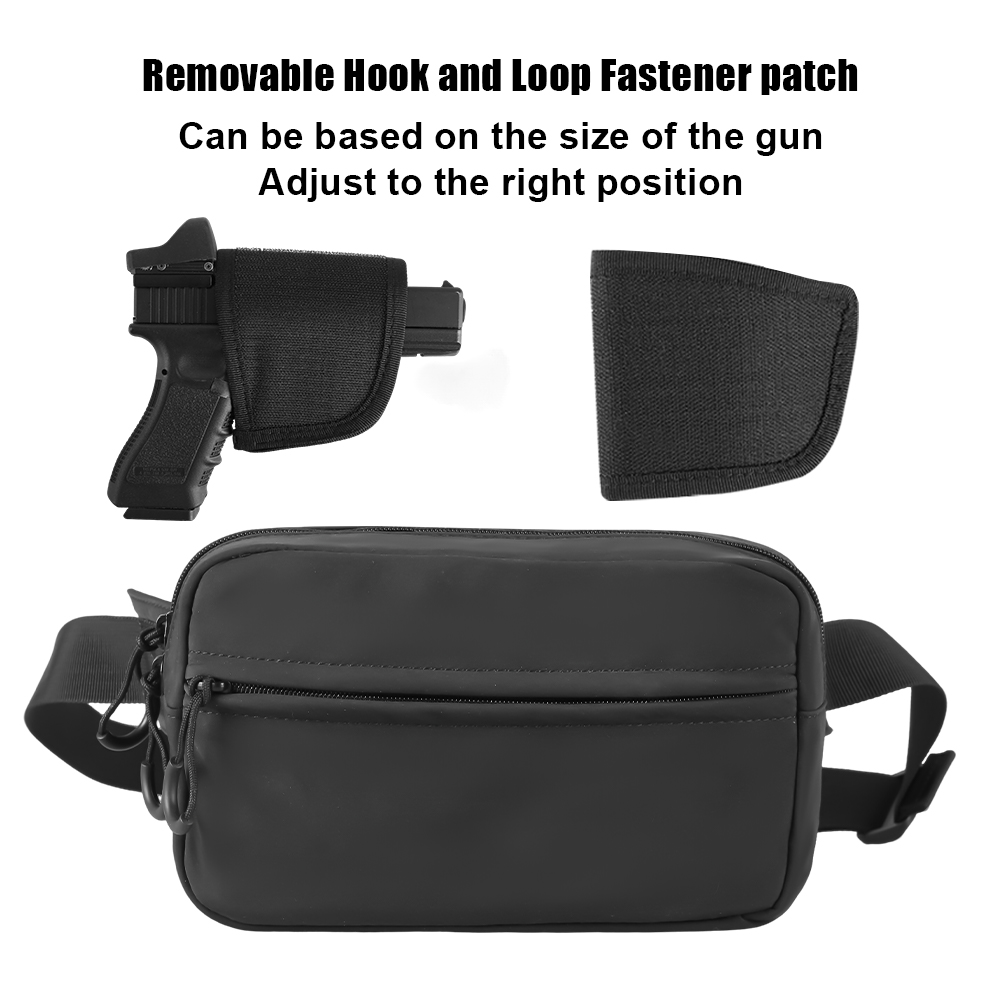 ยุทธวิธีCrossbodyกระเป๋าปืนพกเ - Edc Carry Bag For Pistol บทวิจารณ์และราคา