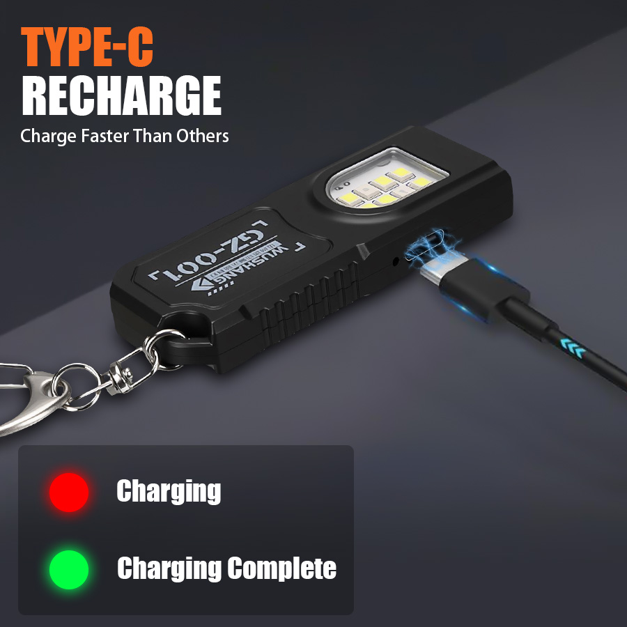 ไฟฉายพวงกุญแจอเนกประสงค์ ชาร์จ - Keychain Flashlight บทวิจารณ์และราคา