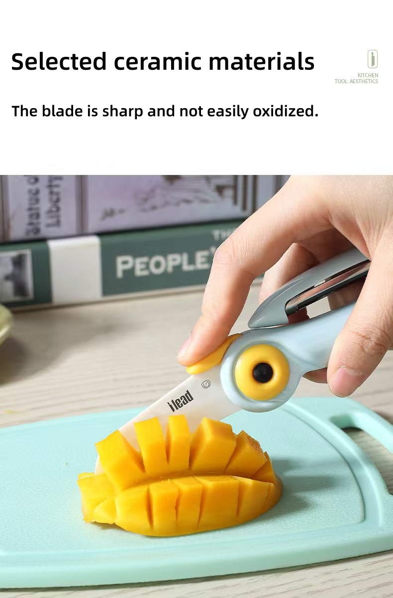 มีดผลไม้และเครื่องปอกผักอเนกปร - Pocket Knife Ceramic บทวิจารณ์และราคา