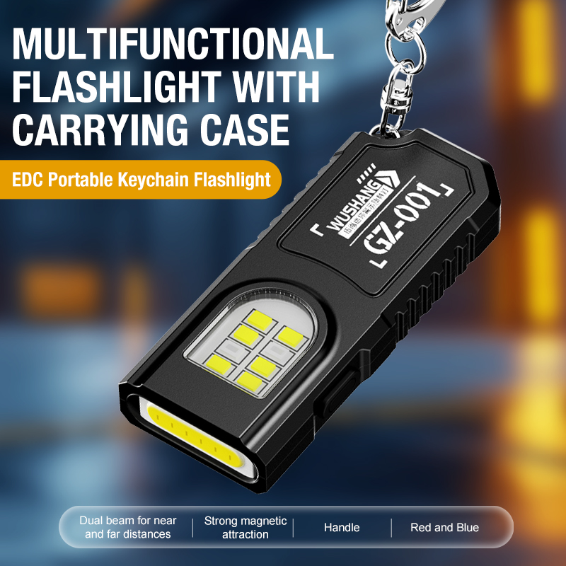 ไฟฉายพกพาแบบพวงกุญแจ LED COB ช - Keychain Flashlight บทวิจารณ์และราคา
