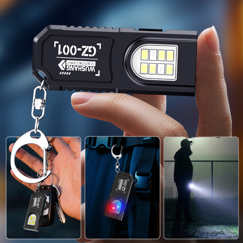 ไฟฉายพกพาแบบพวงกุญแจ LED COB ช - Keychain Flashlight บทวิจารณ์และราคา