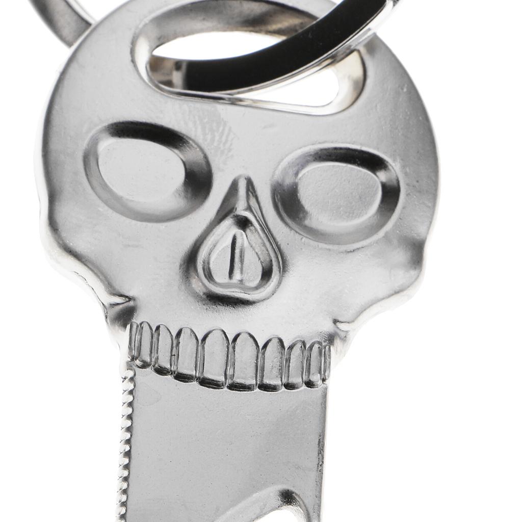 พวงกุญแจโลหะรูปหัวกะโหลกสไตล์พ - Bottle Opener Keyring บทวิจารณ์และราคา