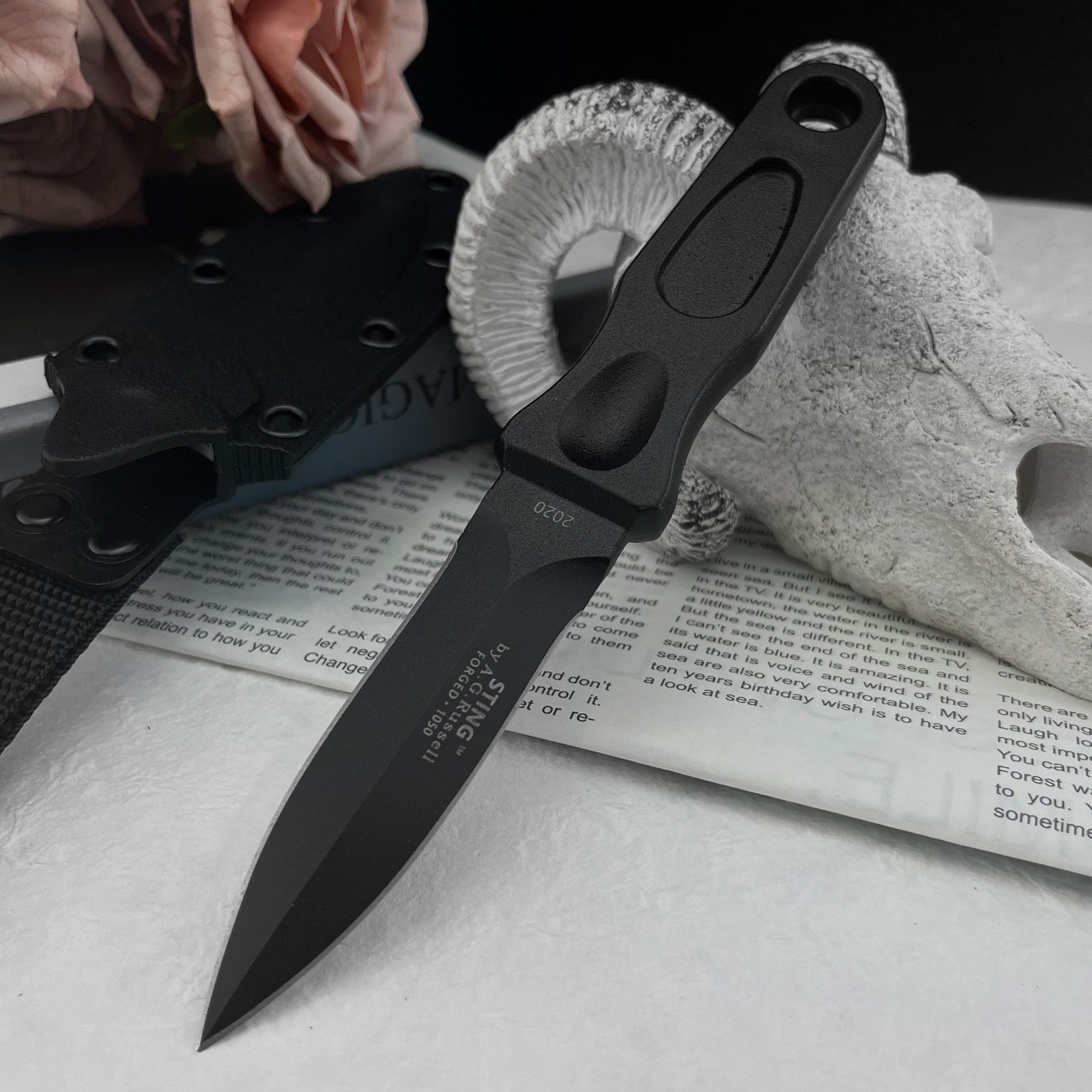 มีดใบตายอเนกประสงค์ เหล็ก 8Cr1 - Edc Carry Fixed Blade บทวิจารณ์และราคา
