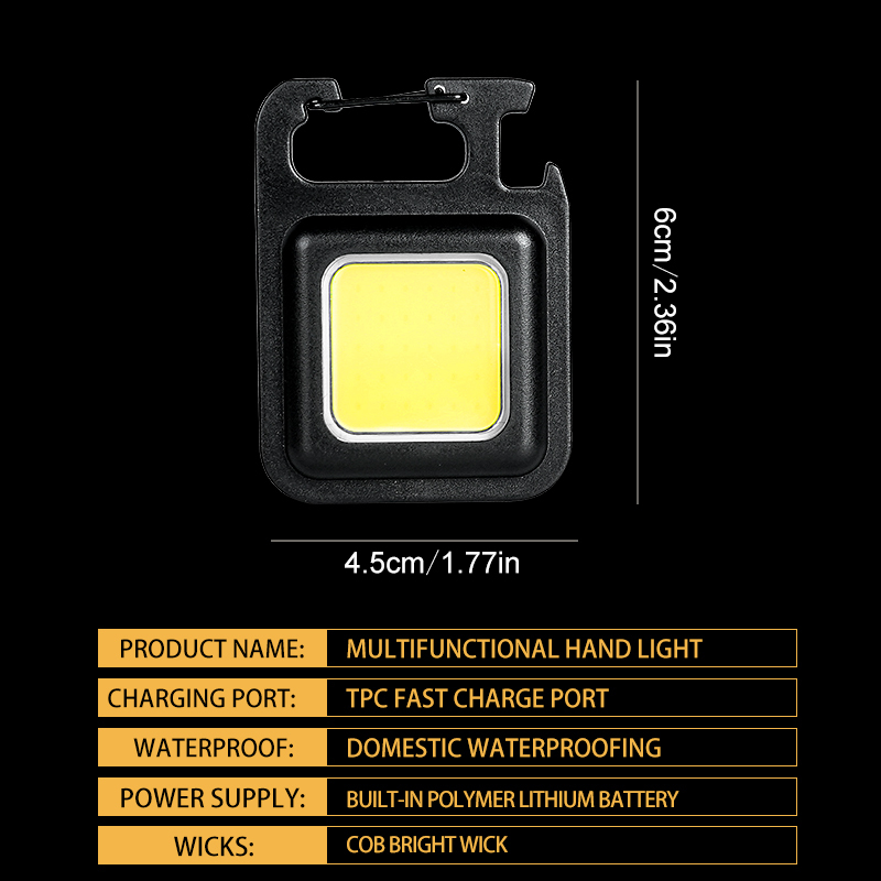 ไฟฉายพวงกุญแจ MINI COB สว่างพิ - Keychain Flashlight บทวิจารณ์และราคา